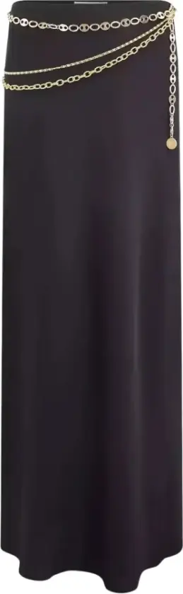 Dame, Skjørt, Svart, 2XS