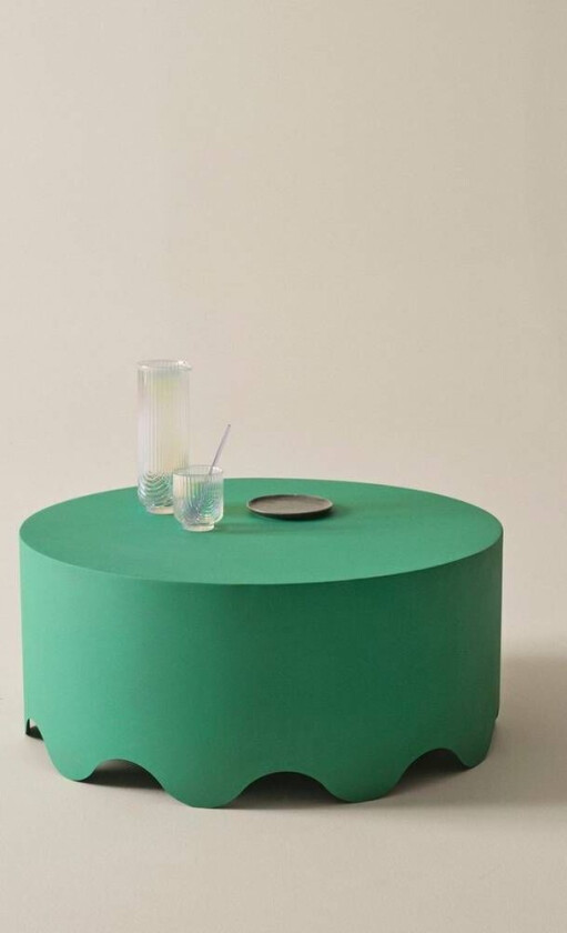 BOOM sofabord 80x80 cm Grønn matt svart