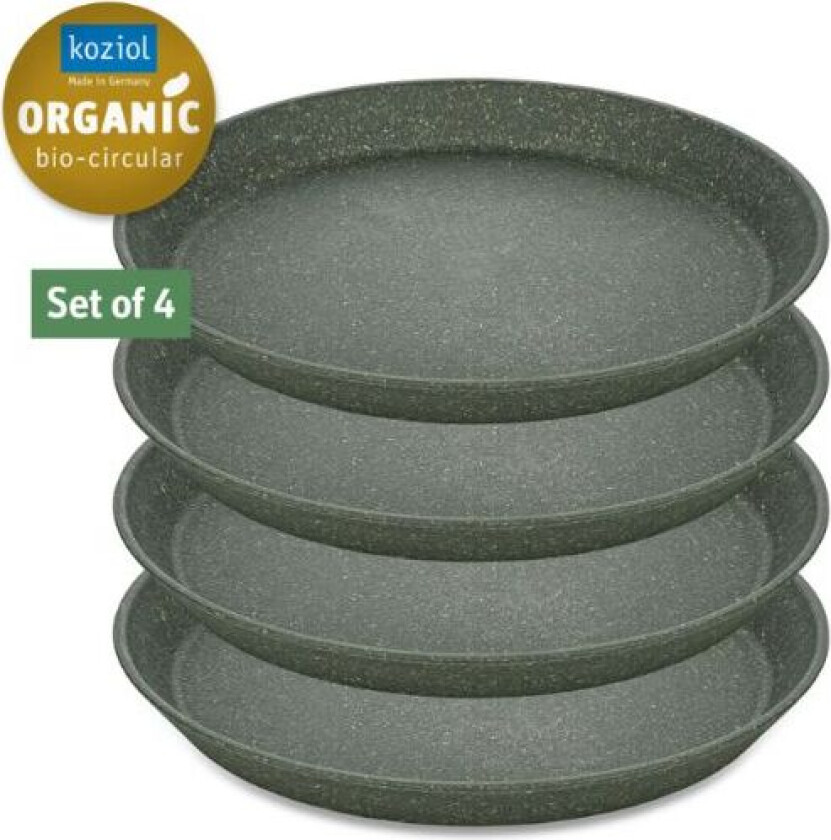 Connect asjett Ø 20,5 cm 4-pakning Nature ash grey