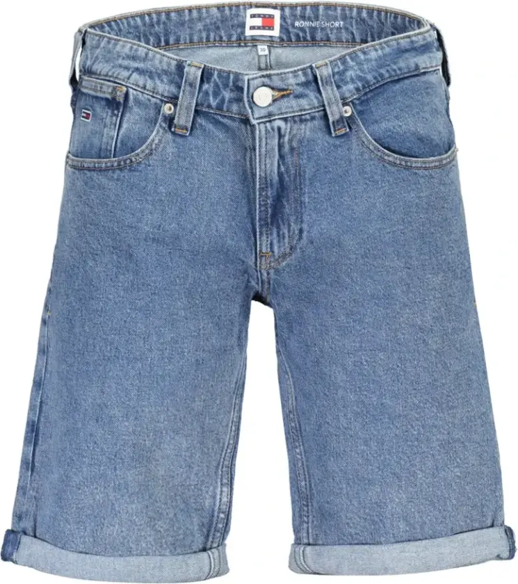 Herre, Shorts, Blå, W28