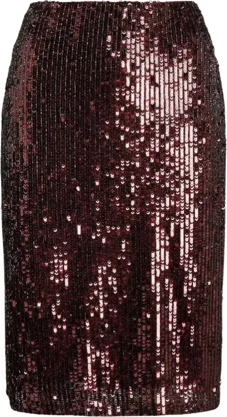 Dame, Skjørt, Lilla, XS
