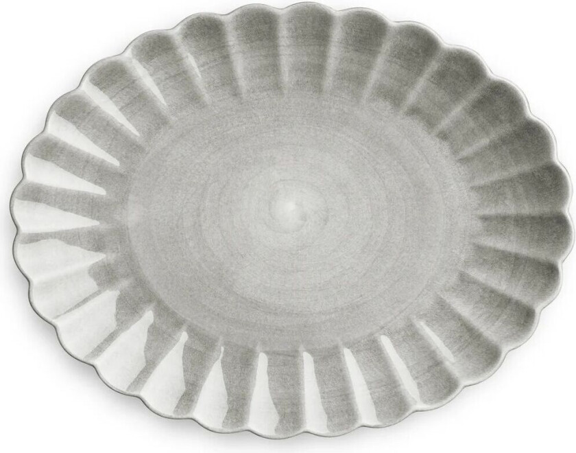 Oyster fat 30 x 35 cm Grå