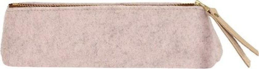 Pennal i økologisk ull Dusty Rose 20 cm P.A.P & PAPERSTYLE