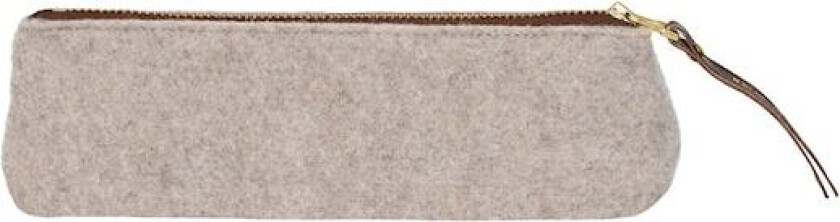 Pennal i økologisk ull Sand 20 cm P.A.P & PAPERSTYLE