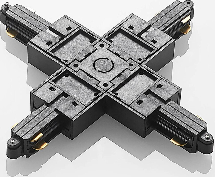 Linaro X-kontakt, 1-faset system, svart