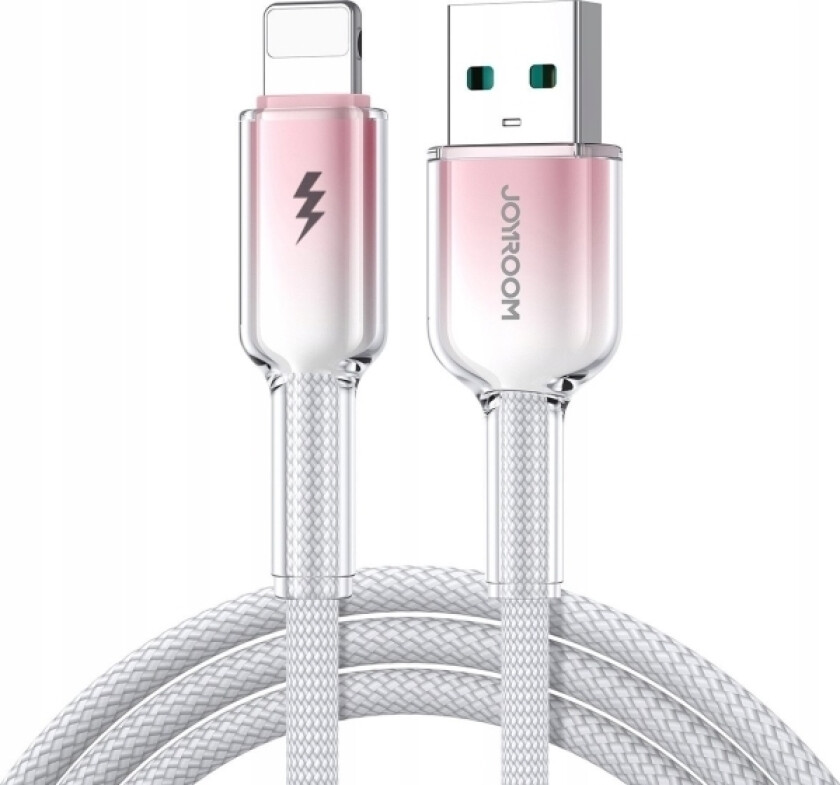 Kabel Joyroom S-A42 Crystal-Clear Series 3A Usb-A / Lightning 1.2M Biay