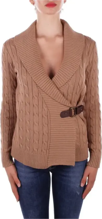 Dame, Strikkevarer, Brun, M