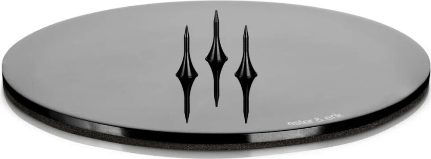 ester & erik lysfat Ø9 cm blank Svart