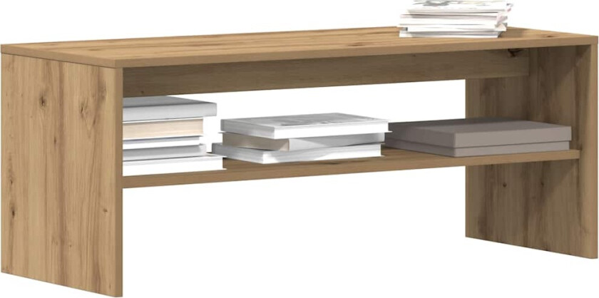 TV-benk artisan eik 100x40x40 cm konstruert tre