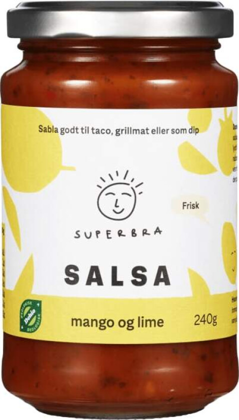 Salsa Frisk Mango&Lime Økol 240g