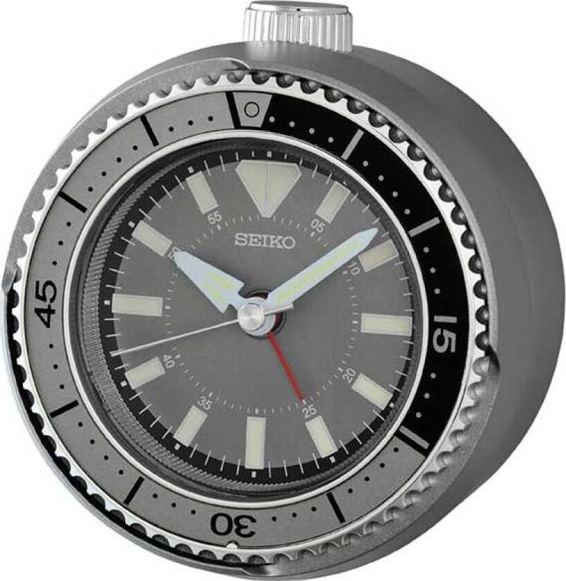 Alarm Clock Quite Sweep Second Hand QHE207N - - Grå - - - Akryl