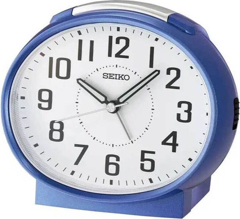 Alarm Clock Quite Sweep Second Hand QHK059L - - Blå - - - Akryl