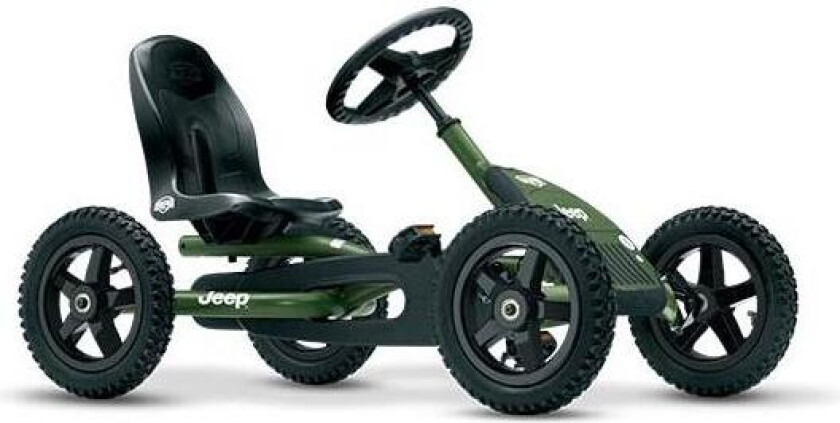 Jeep® Junior Pedal Go-kart Tråbil for 3-8 år