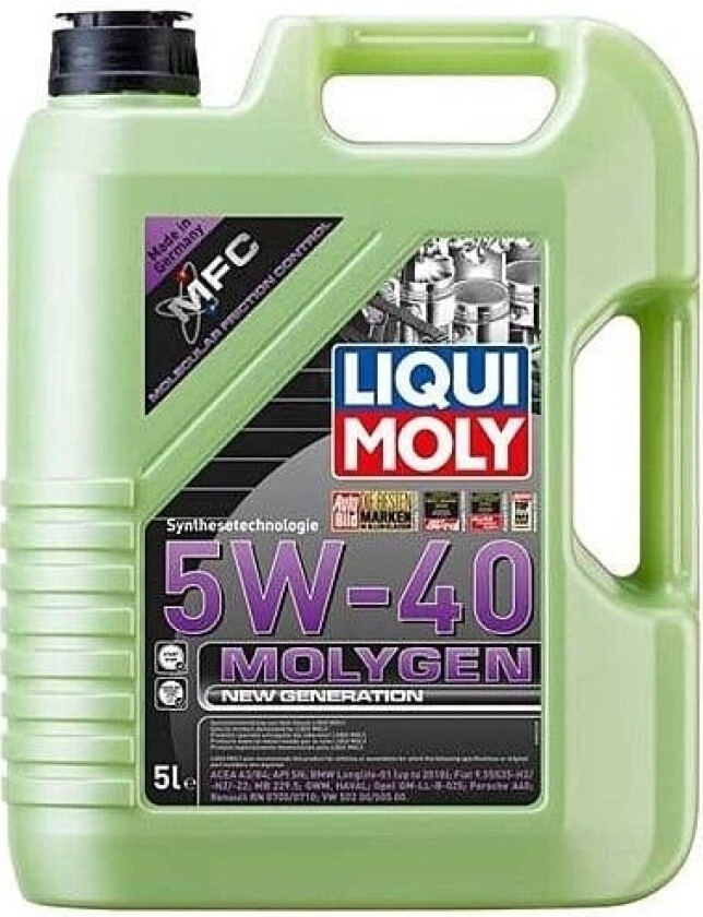 Liqui-Moly Motor Oil Molygen New Generation 5W40 5L