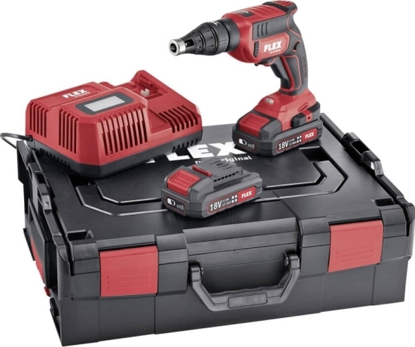 DW45 18.0-EC Set Gipsskrutrekker med batteri og lader