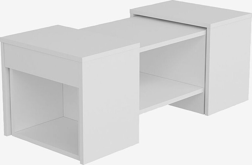 Salongbordsett Sartos, Hvit