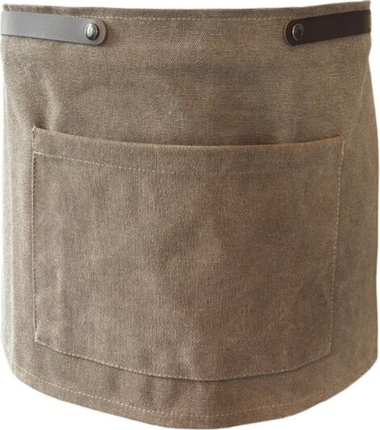 Bilde av Canvas forkle kort 67x35 cm brun