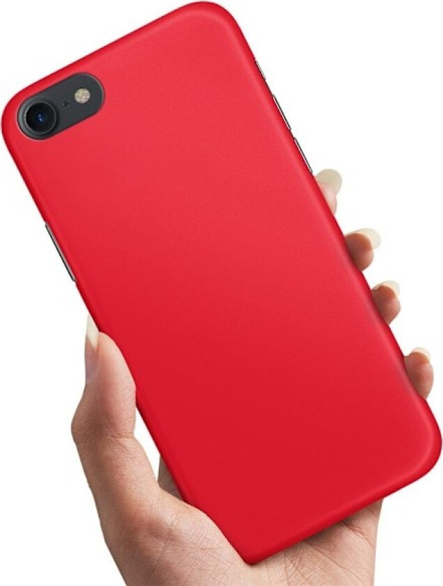 iPhone 5/5S/SE - Deksel/Mobildeksel Rød Red
