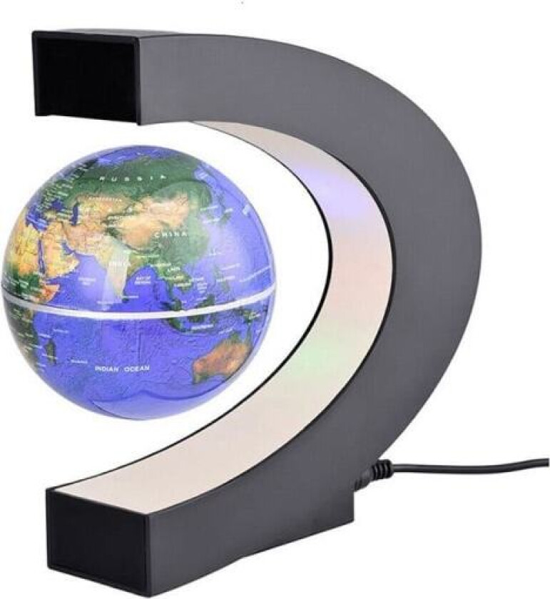 Magnetisk svevende globus LED verdenskart Nyhet Natt Li