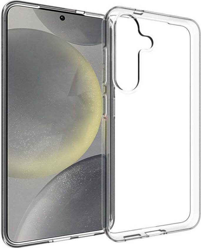 Samsung Galaxy S25 Clear Phone Case – Fleksibelt Plast Bakdeksel