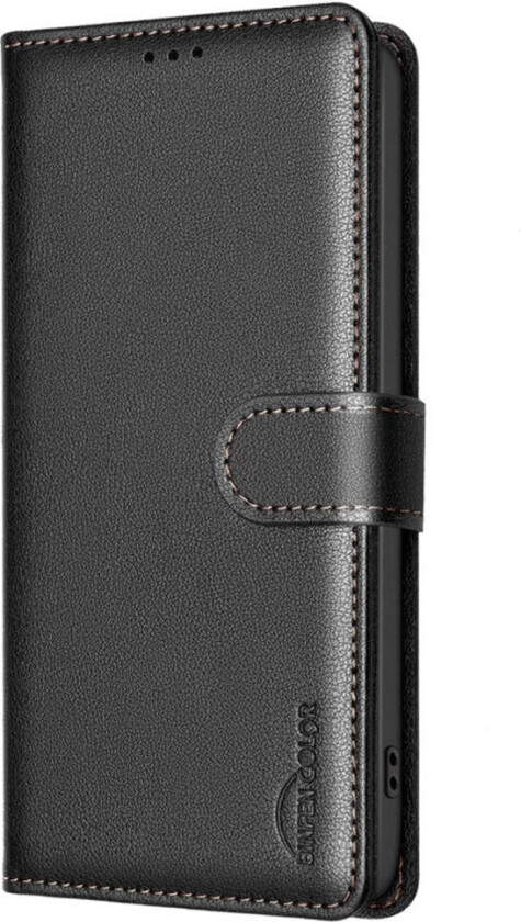 Samsung Galaxy A36 (5G) BINFEN Kunst Skinn Flip Deksel med RFID Blokkering - Svart