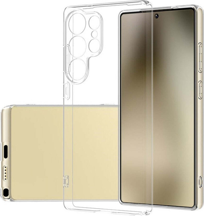 Samsung Galaxy S25 Ultra Ultra Tynn Fleksibelt Plast Deksel - Gjennomsiktig