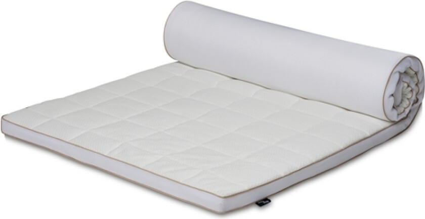 Overmadrass - 90x200 cm 5 cm høy - NASA memory foam - Ergonomisk overmadrass - Borg Living