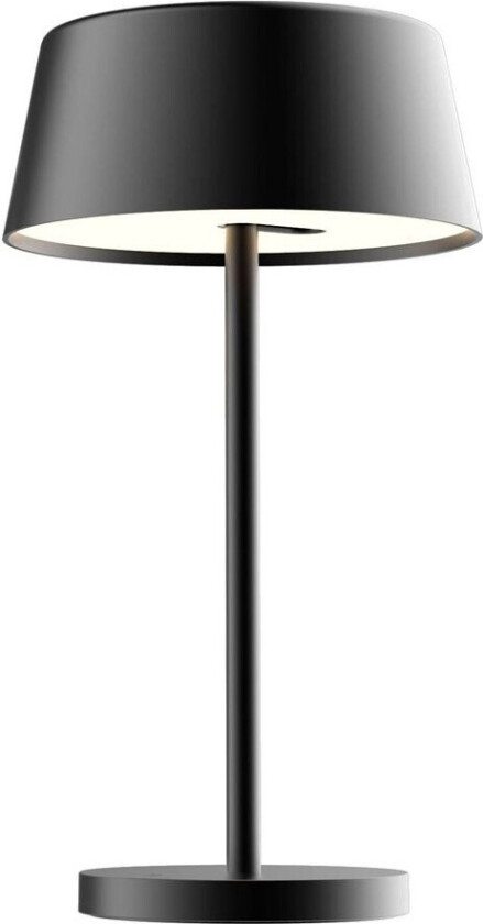 Milica LED-bordlampe, svart, dimbar