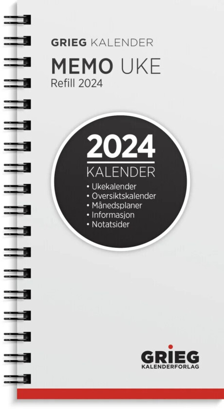 Kalender 2024  Memo refill