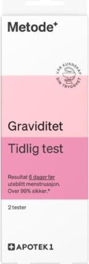 graviditetstest tidlig 2 stk