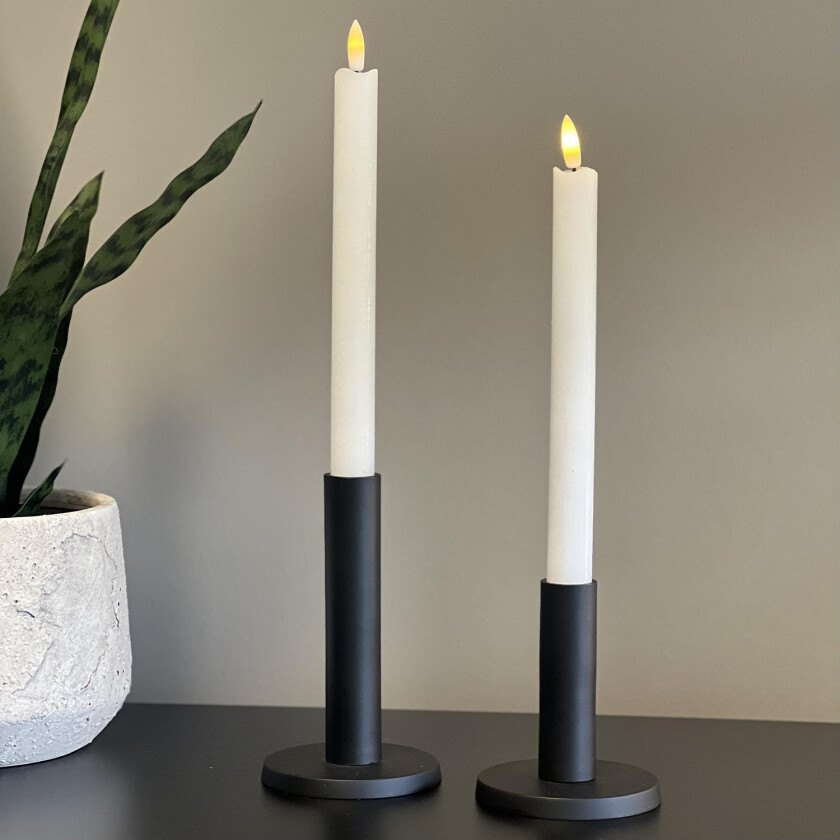 Lun Kronelys LED Hvit 2 Pk. Lykter og LED lys Lampehuset