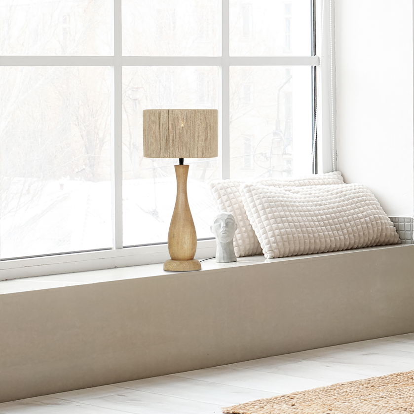 Toba Bordlampe Natur Interiørlampe Lampehuset