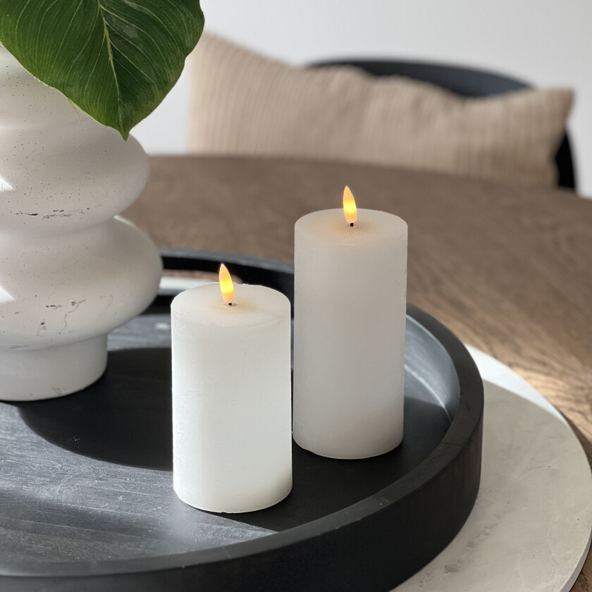 Lun Kubbelys Rustikk LED Hvit 15cm Lykter og LED lys Lampehuset