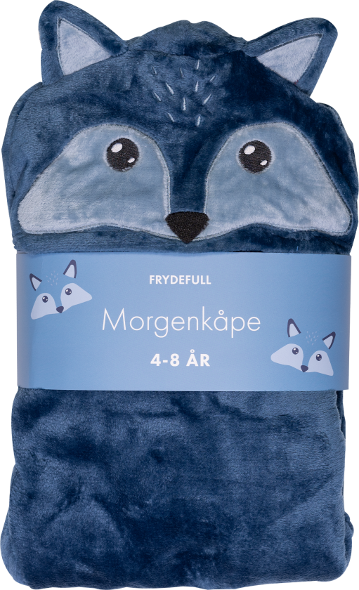 morgenkåpe rev 4-8 år 1 stk