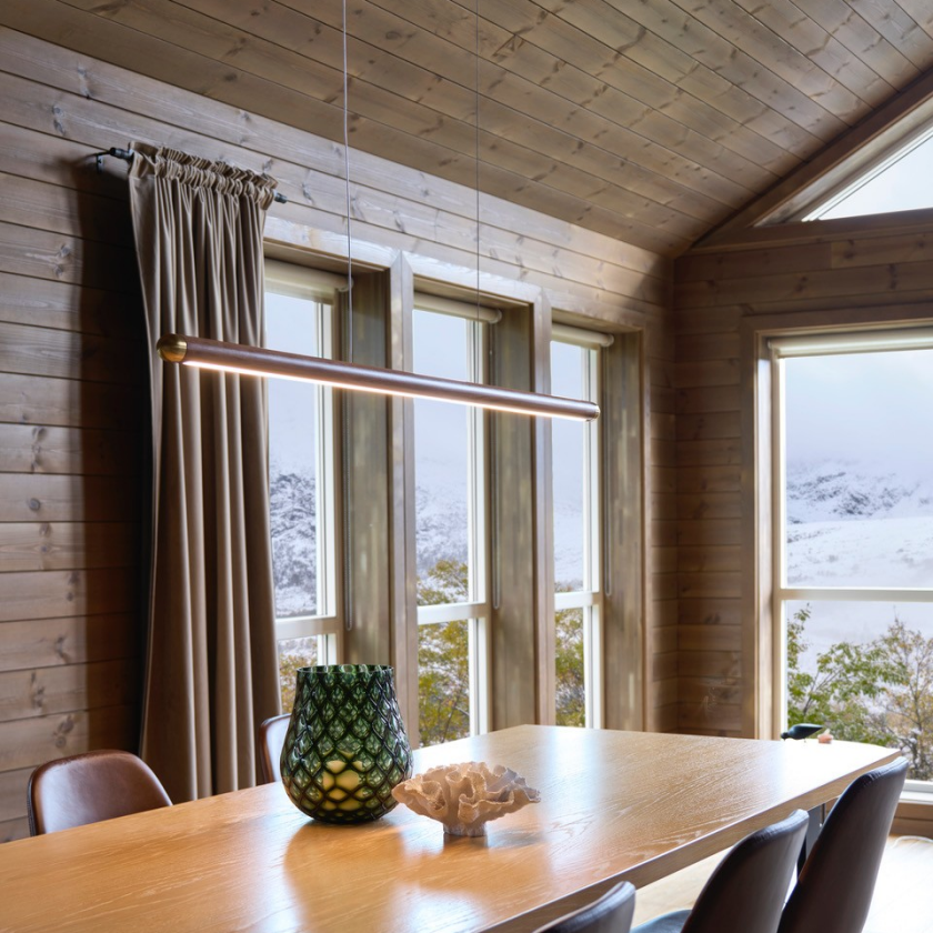 Valnøtt Taklampe Nova Life Brun Hengende taklampe Lampehuset
