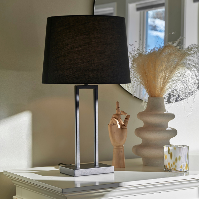 Texas Bordlampe Sort Interiørlampe Lampehuset