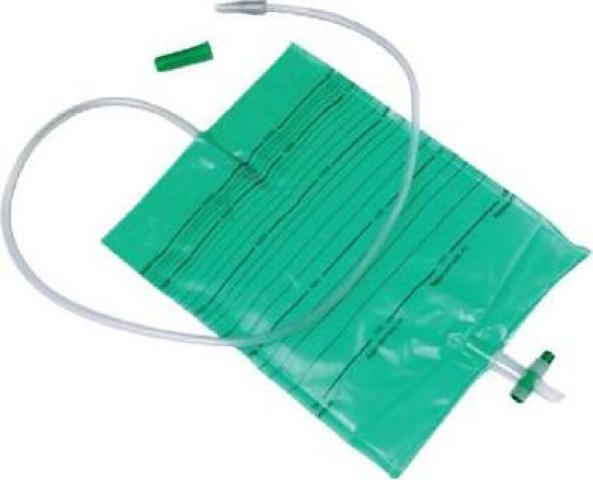 Bilde av urinpose 2l 90cm med tappekran 25 stk
