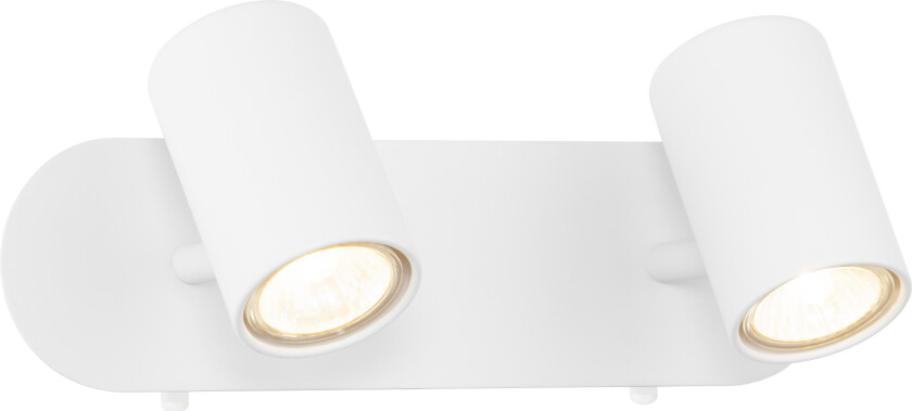 Noor II Vegglampe Nova Life Hvit Leselampe Lampehuset