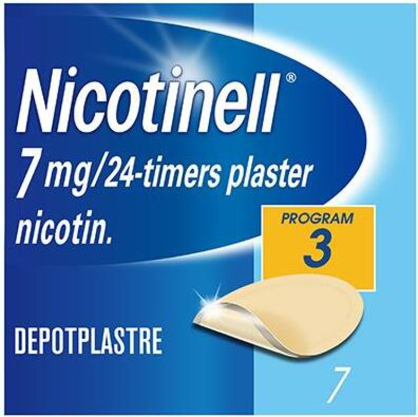 7 mg/24 timer depotplaster 7 stk