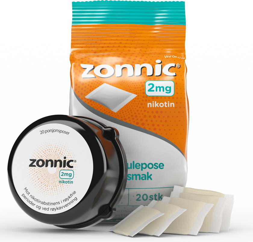 2 mg munnpulver i porsjonspose mint 20 stk