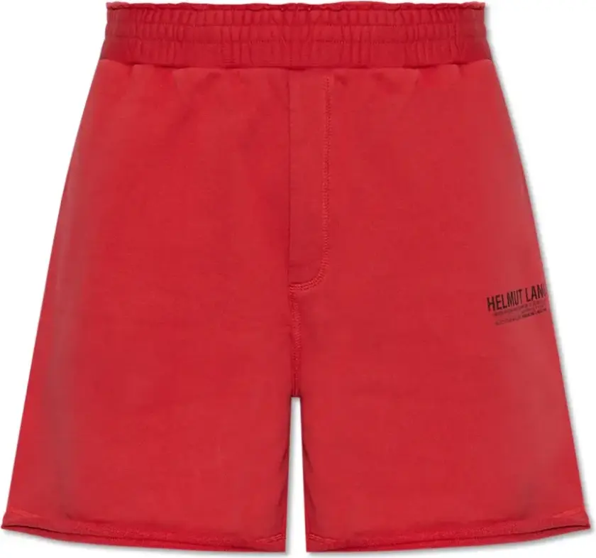 Herre, Shorts, Rød, S