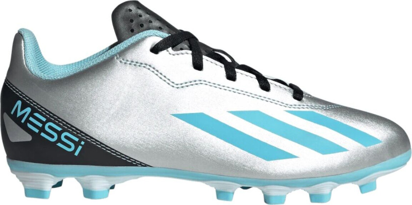adidas X Crazyfast Messi .4 FxG / Q3 23, fotballsko gress, kunstgress og grus, junior Silver Met./bliss Bl