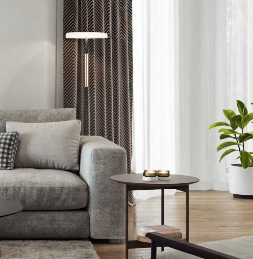 Celeste Gulvlampe Brun Interiørlampe Lampehuset