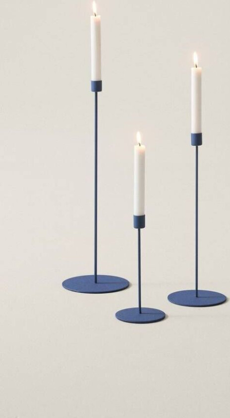 ELSY lysestake 3-pk Blå