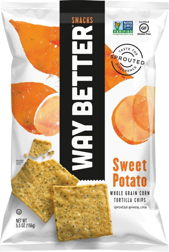 Spiret Tortillachips GF Sweet Potato
