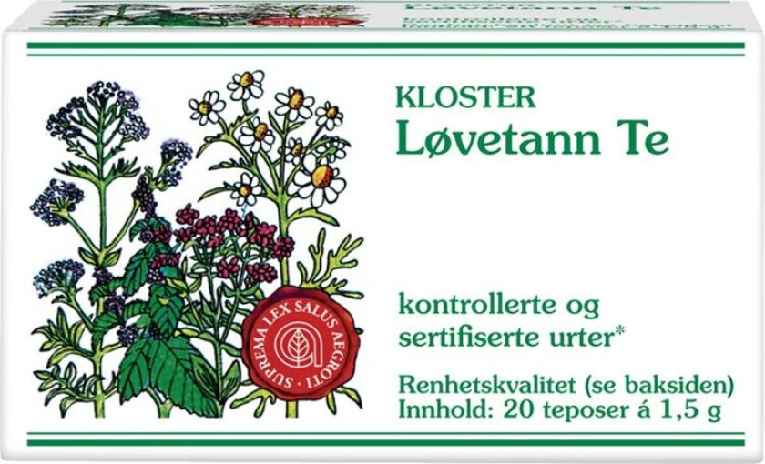 KLOSTER LØVETANNTE 20 POSER