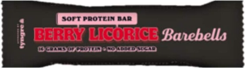Barebells Protein Bar raspberry licorice