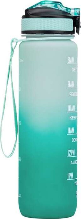 Motivasjonsflaske Mørk Grønn/Lys Grønn