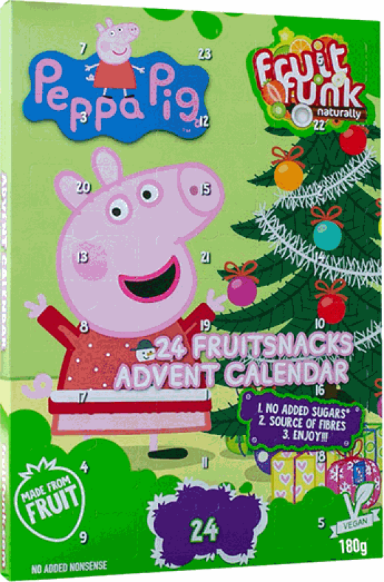 FruitFunk Adventskalender Peppa Pig