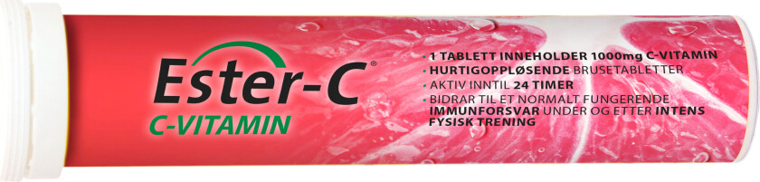 C-vitamin 1000 mg, 20 brusetabletter
